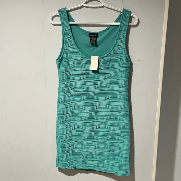 Teal Mini Dress - Picture 1 of 4